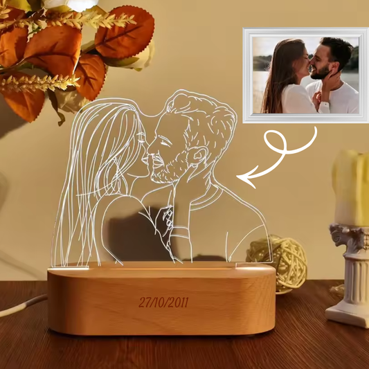 Lámpara 3D personalizable